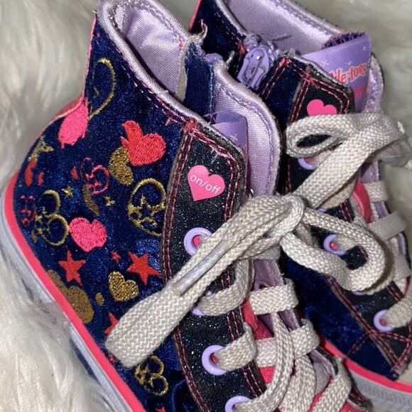 Skechers Twinkle Toes Pop Princess Light Up 12 - Picture 2 of 11